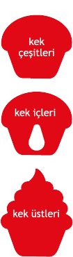 Kek çeşitleri, kek içleri, kek üstleri